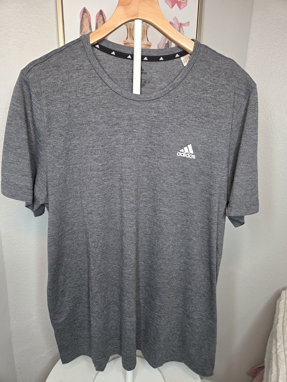 Adidas Men’s Gray Performance Tee